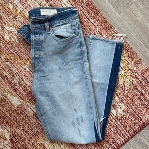 Pistola Two-Tone Blue Ankle Jeans